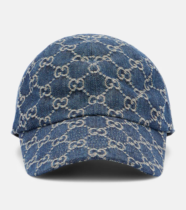  Gucci Gucci Gg Denim Baseball Cap 
