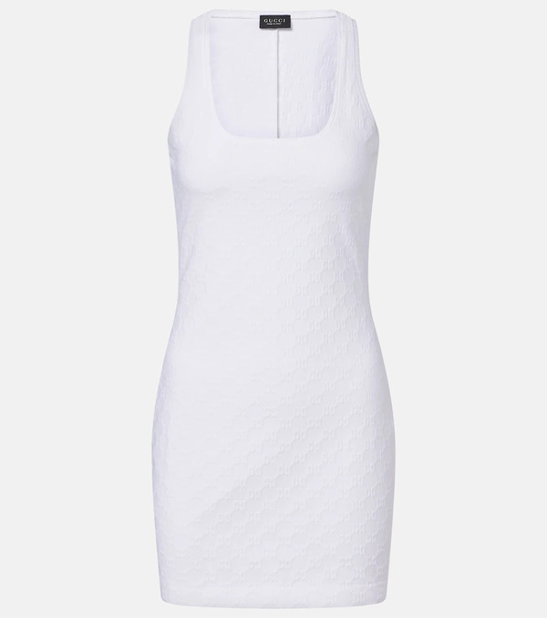  Gucci Gucci Gg Jacquard Minidress 