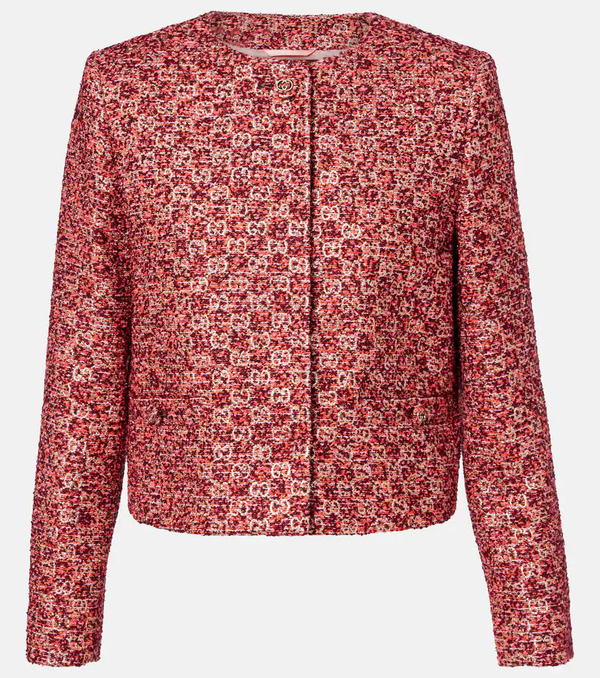  Gucci Gucci Gg Lamã© Tweed Jacket 