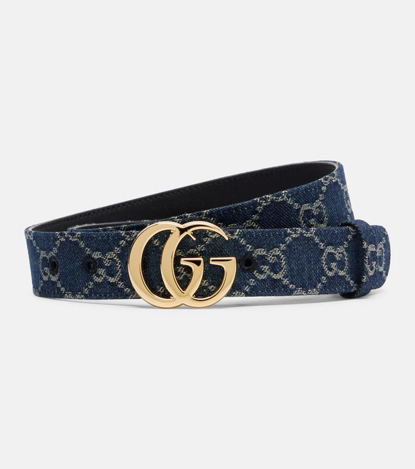  Gucci Gucci Gg Marmont Denim Belt 
