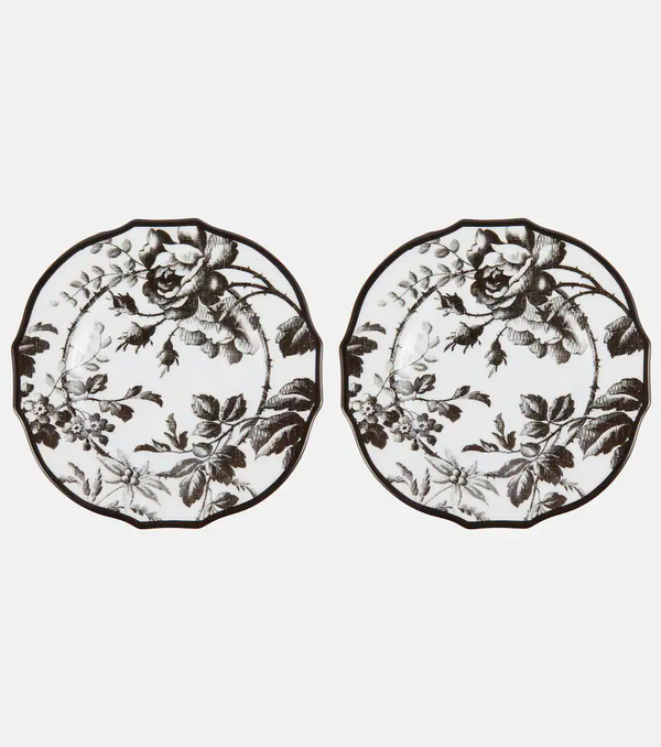  Gucci Gucci Herbarium Set Of 2 Accent Plates 