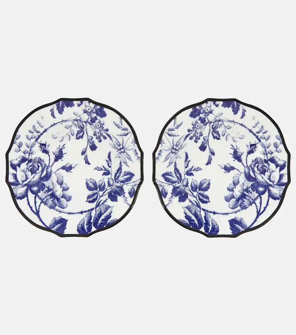  Gucci Gucci Herbarium Set Of Two Accent Plates 