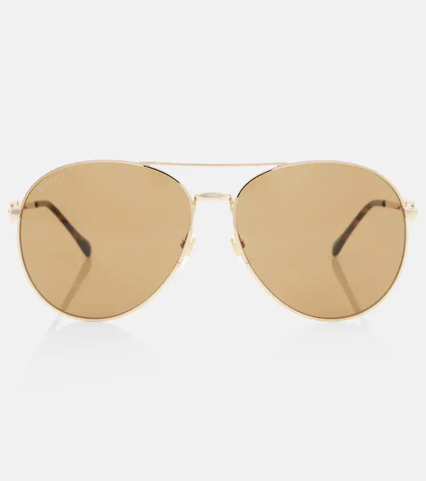  Gucci Gucci Horsebit Aviator Sunglasses 