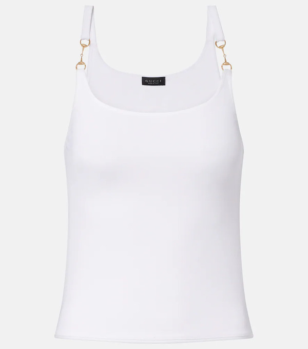 Gucci Gucci Horsebit Jersey Tank Top 