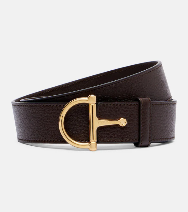  Gucci Gucci Horsebit Leather Belt 