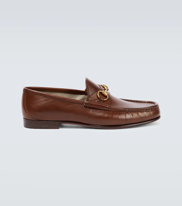  Gucci Gucci Horsebit 1953 Leather Loafers 