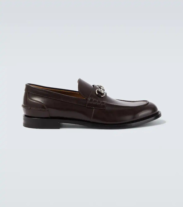  Gucci Gucci Horsebit Leather Loafers 