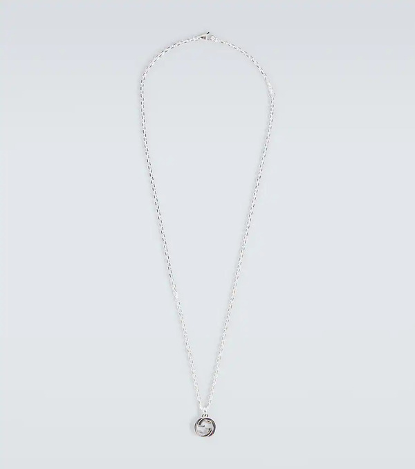  Gucci Gucci Interlocking G Sterling Silver Necklace 