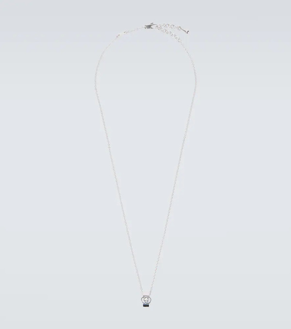  Gucci Gucci Interlocking G Sterling Silver Necklace 