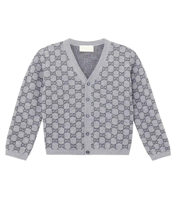  Gucci Kids Gucci Kids Baby Gg Wool Cardigan 