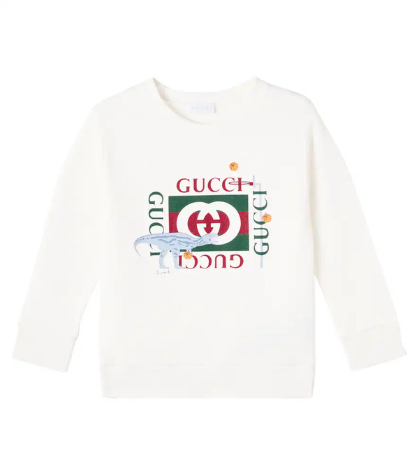  Gucci Kids Gucci Kids Double G Cotton Jersey Sweater 