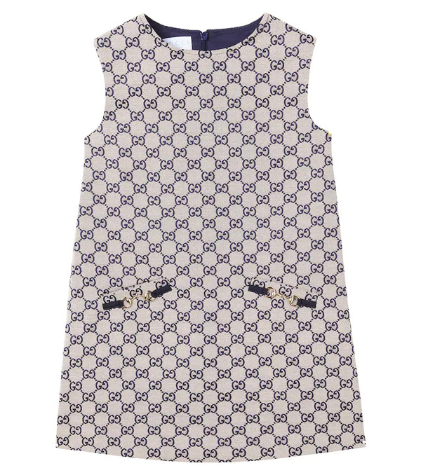  Gucci Kids Gucci Kids Gg Jacquard Dress 