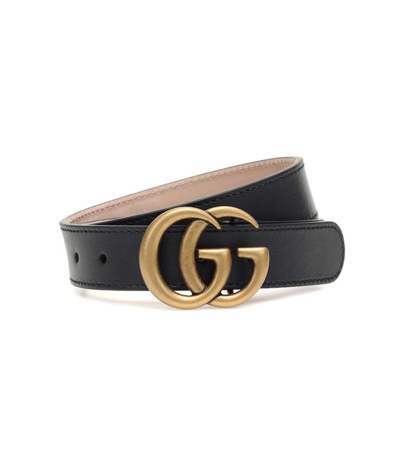  Gucci Kids Gucci Kids Gg Leather Belt 