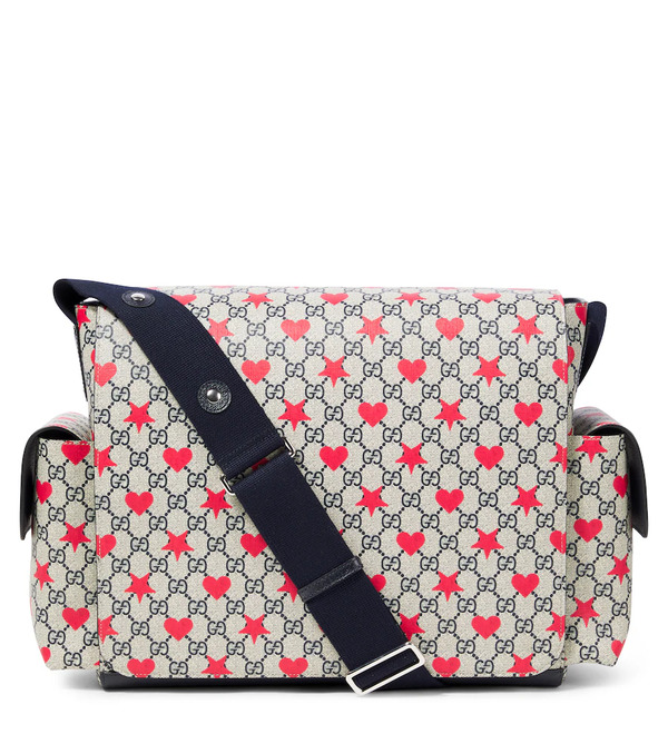  Gucci Kids Gucci Kids Ophidia Gg Printed Diaper Bag 
