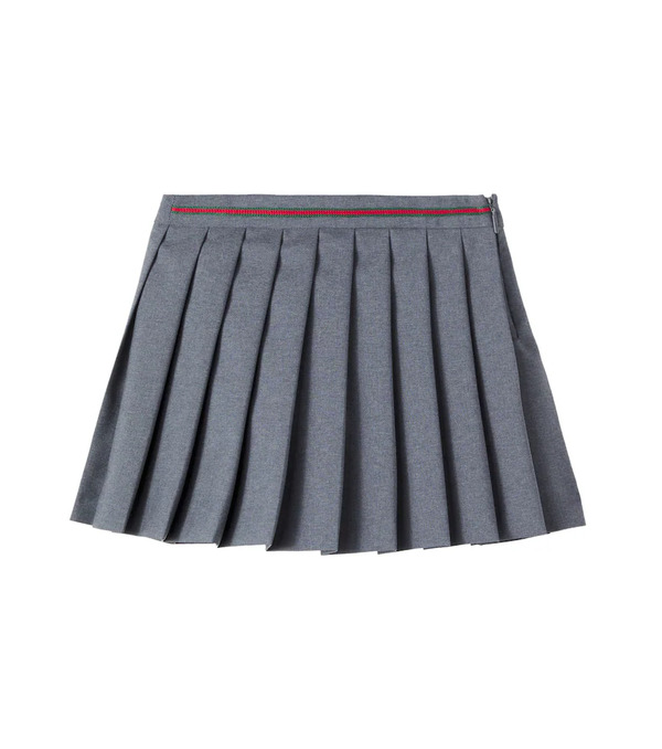  Gucci Kids Gucci Kids Pleated Wool Skirt 