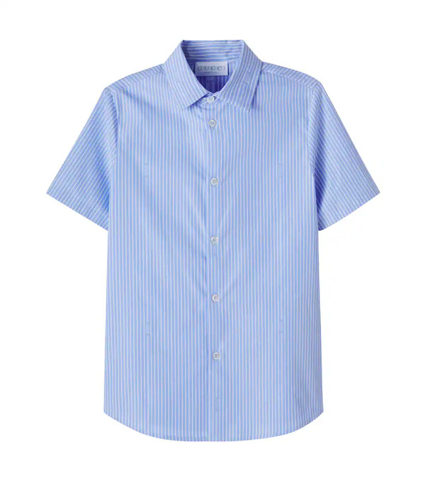  Gucci Kids Gucci Kids Striped Cotton Shirt 