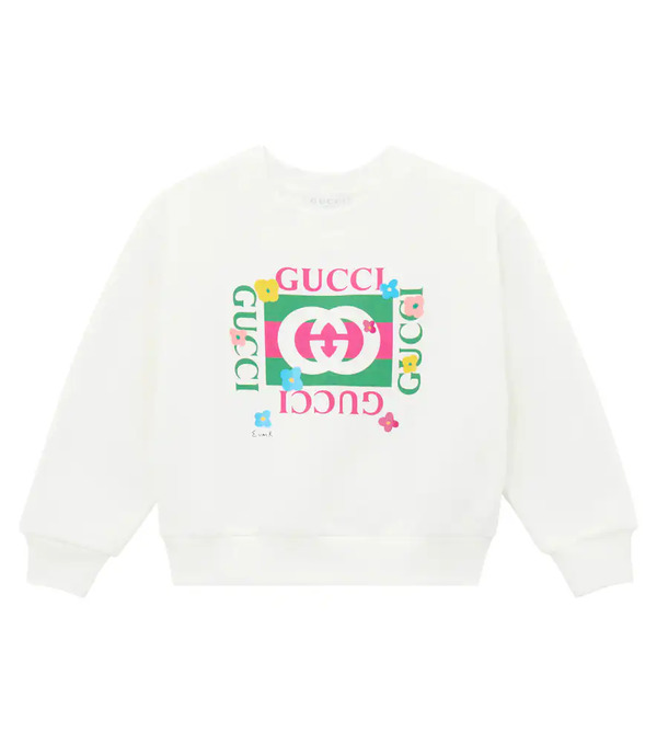  Gucci Kids Gucci Kids X Euan Roberts Cotton Fleece Sweatshirt 