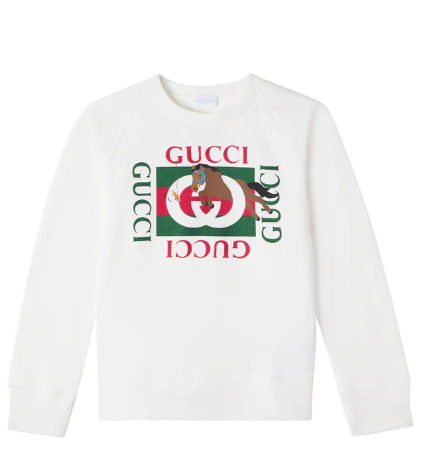  Gucci Kids Gucci Kids X Euan Roberts Cotton Fleece Sweatshirt 