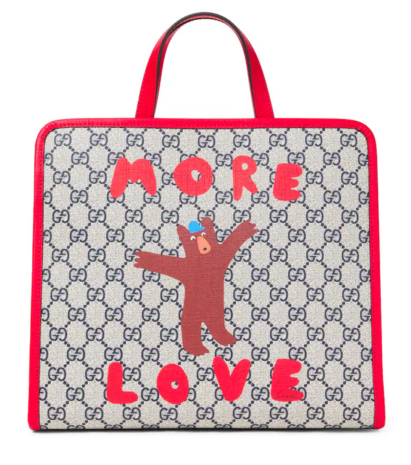  Gucci Kids Gucci Kids X Euan Roberts Gg Canvas Tote Bag 