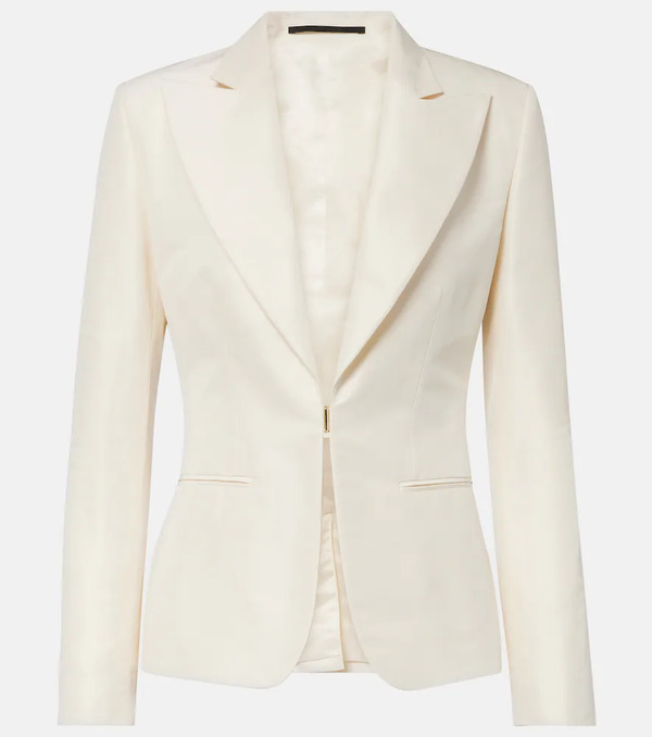 Gucci Gucci Silk Faille Blazer 