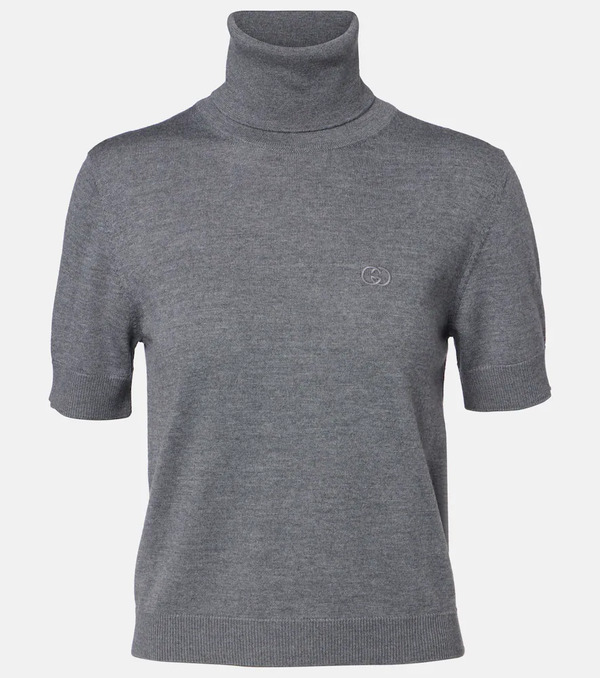  Gucci Gucci Turtleneck Wool Top 