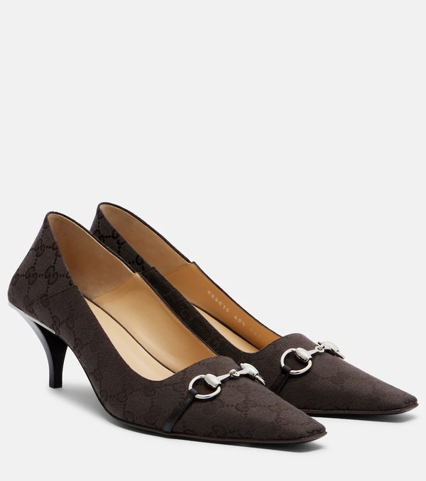 Gucci Gucci Vittoria Gg Canvas Pumps 