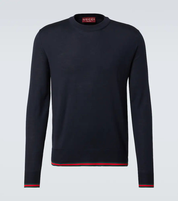  Gucci Gucci Web Wool Sweater 