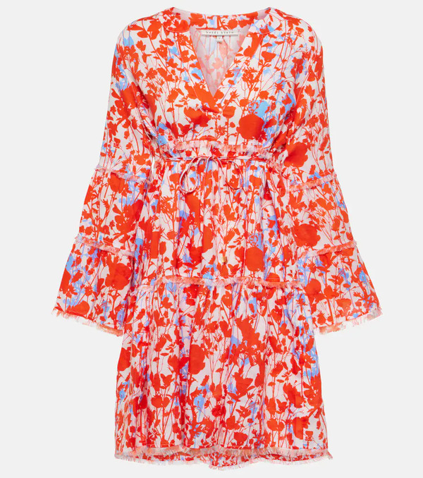  Heidi Klein Heidi Klein Deia Floral Linen Kaftan 