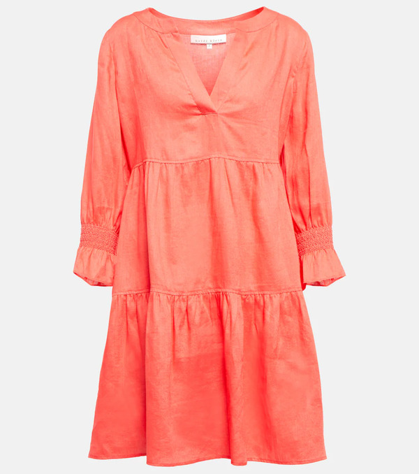  Heidi Klein Heidi Klein Moroccan Sands Linen Minidress 