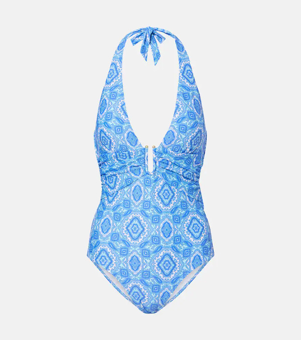  Heidi Klein Heidi Klein Mykonos Printed Swimsuit 