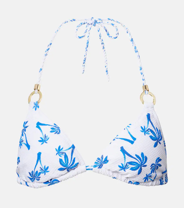  Heidi Klein Heidi Klein Palm Beach Printed Bikini Top 