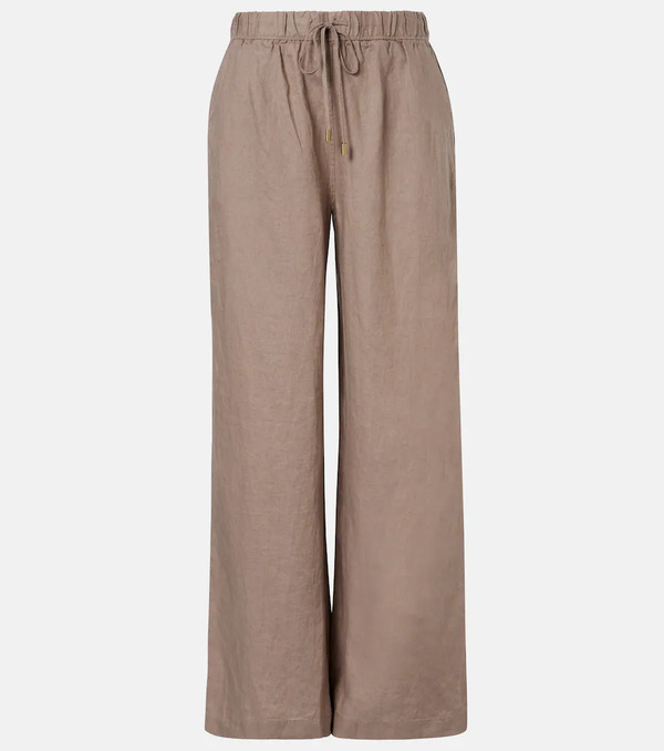  Heidi Klein Heidi Klein Zakynthos Linen Wide-leg Pants 