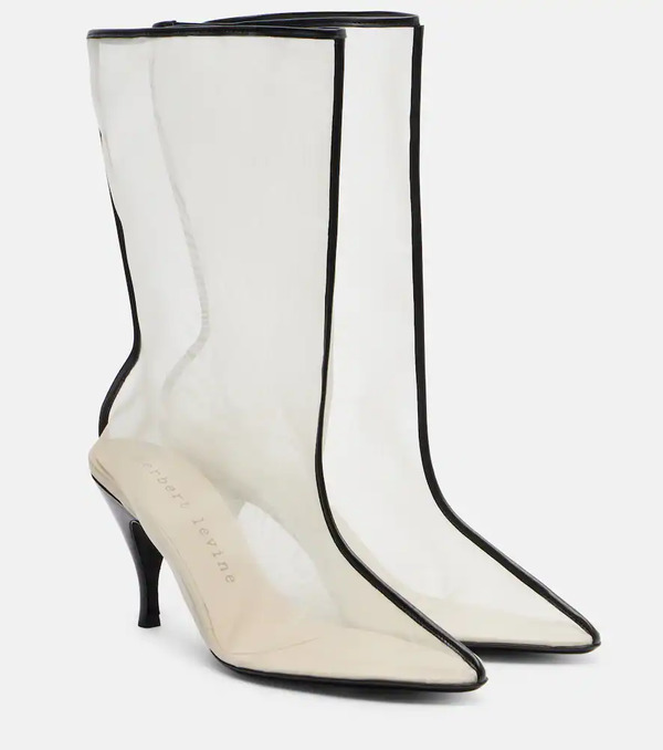  Herbert Levine Herbert Levine Drawing A Blank 85 Mesh Mid-calf Boots 
