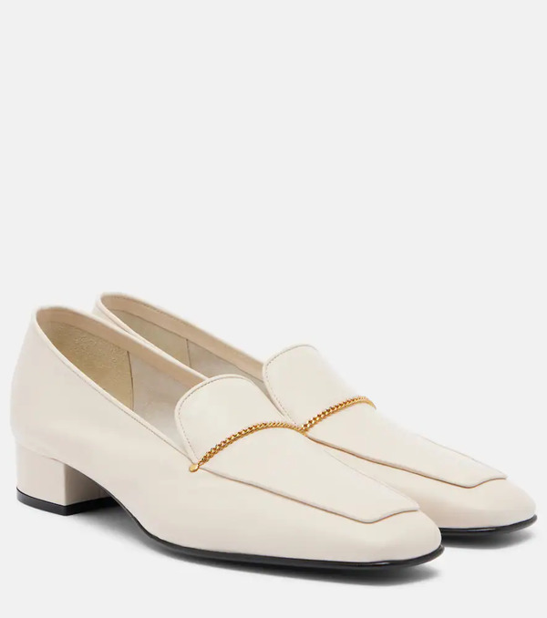  Herbert Levine Herbert Levine Fair And Square Leather Loafer Pumps 