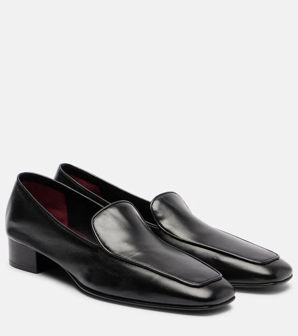  Herbert Levine Herbert Levine Fair And Square Leather Loafers 