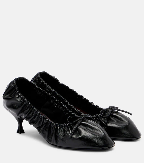  Herbert Levine Herbert Levine Gather Around Leather Pumps 
