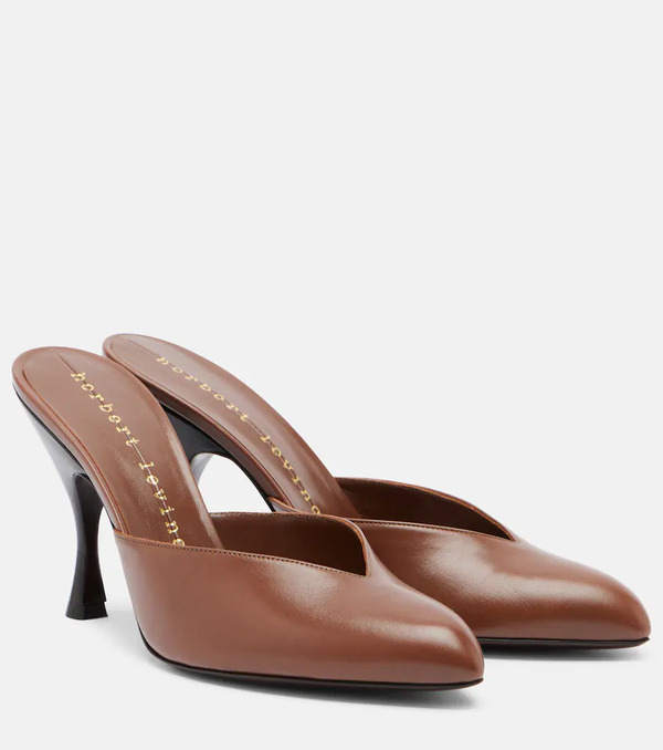  Herbert Levine Herbert Levine Sitting Pretty Leather Mules 
