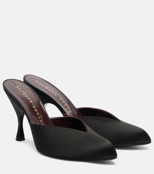  Herbert Levine Herbert Levine Sitting Pretty Satin Mules 