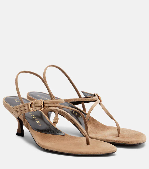  Herbert Levine Herbert Levine Starry-eyed 55 Suede Thong Sandals 