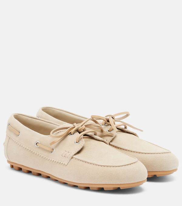  Hogan Hogan H693 Suede Boat Shoes 