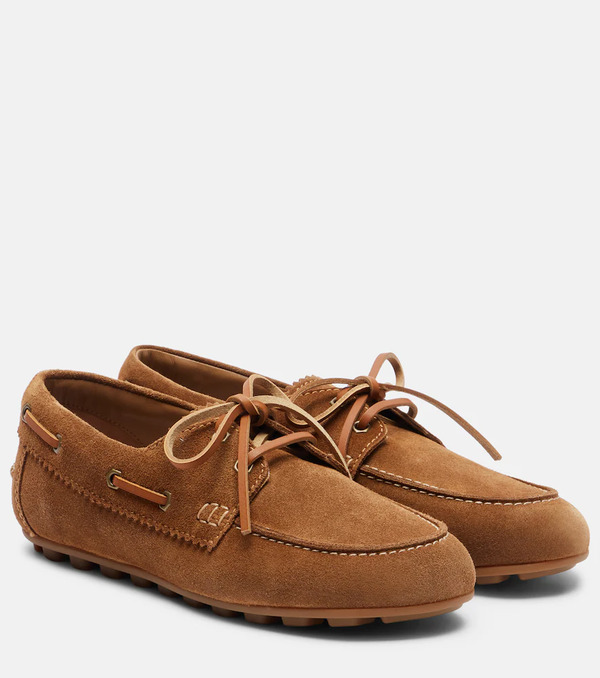  Hogan Hogan H693 Suede Boat Shoes 