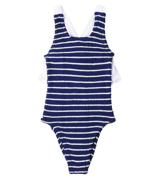  Hunza G Kids Hunza G Kids Lara Frilled Swimsuit 