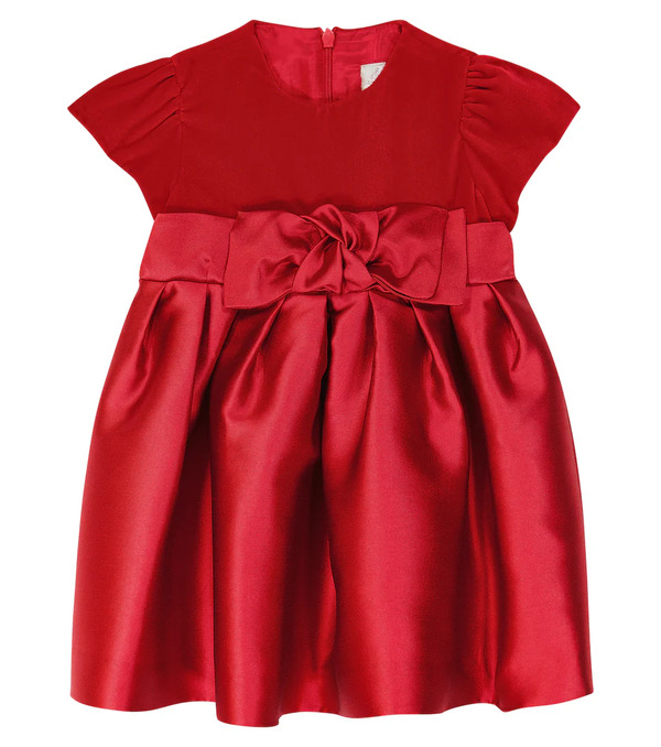  Il Gufo Il Gufo Baby Bow-appliquã©d Dress 
