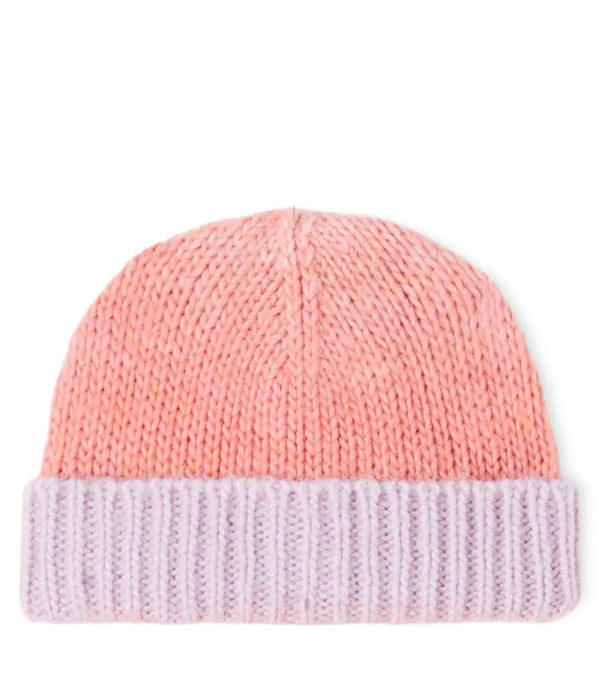  Il Gufo Il Gufo Colorblocked Ribbed-knit Beanie 