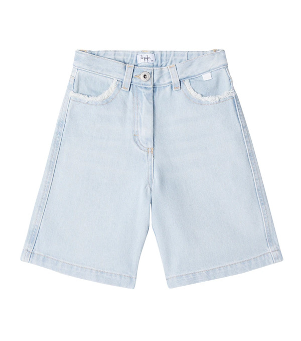  Il Gufo Il Gufo Denim Bermuda Shorts 