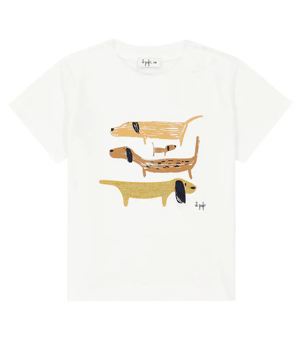  Il Gufo Il Gufo Printed Cotton Jersey T-shirt 