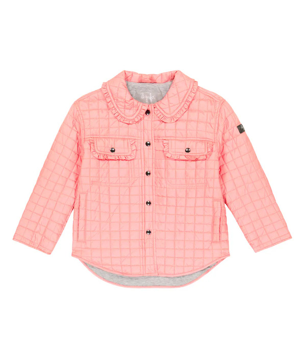  Il Gufo Il Gufo Ruffle-trimmed Quilted Jacket 