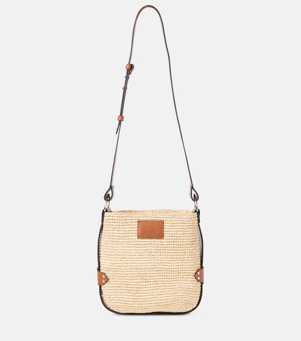  Isabel Marant Isabel Marant Bayia Mini Raffia Shoulder Bag 