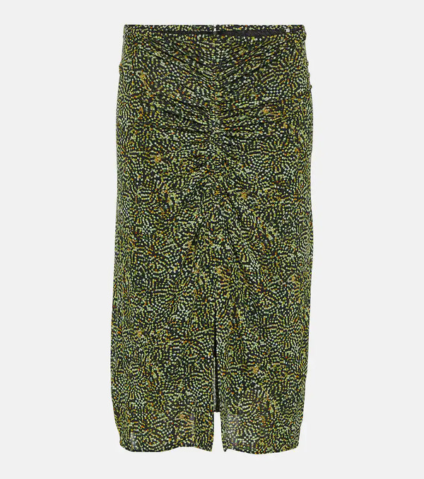  Isabel Marant Isabel Marant Draped Jersey Midi Skirt 