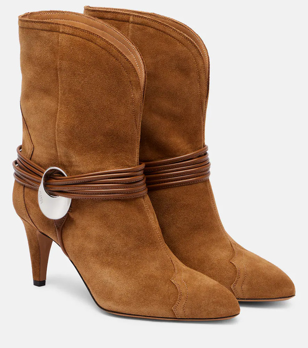 Isabel Marant Isabel Marant Dytho Suede Ankle Boots 